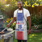 Custom Afro-Haitians Football Apron Paisley Flag Pattern Design