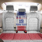 Custom Afro-Haitians Football Back Car Seat Cover Paisley Flag Pattern Design - African Pride