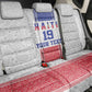Custom Afro-Haitians Football Back Car Seat Cover Paisley Flag Pattern Design - African Pride