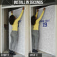 Custom Afro-Haitians Football Door Cover Paisley Flag Pattern Design