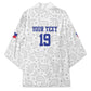 Custom Afro-Haitians Football Kimono Paisley Flag Pattern Design