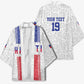 Custom Afro-Haitians Football Kimono Paisley Flag Pattern Design