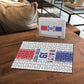 Custom Afro-Haitians Football Puzzle Paisley Flag Pattern Design