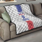 Custom Afro-Haitians Football Quilt Paisley Flag Pattern Design - African Pride