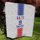 Custom Afro-Haitians Football Quilt Paisley Flag Pattern Design - African Pride