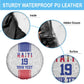 Custom Afro-Haitians Football Spare Tire Cover Paisley Flag Pattern Design - African Pride