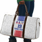 Custom Afro-Haitians Football Travel Bag Paisley Flag Pattern Design