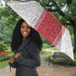 Custom Afro-Haitians Football Umbrella Paisley Flag Pattern Design