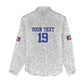 Custom Afro-Haitians Football Women Casual Shirt Paisley Flag Pattern Design - African Pride