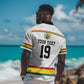 Custom World Football 2026 Ghana Hawaiian Shirt Black Star Adinkra Heritage White Version