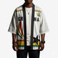 Custom World Football 2026 Ghana Kimono Black Star Adinkra Heritage White Version