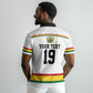 Custom World Football 2026 Ghana Polo Shirt Black Star Adinkra Heritage White Version LT19