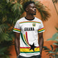 Custom World Football 2026 Ghana T shirt Black Star Adinkra Heritage White Version
