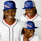 Alou Cabo Verde Football Baseball Net Cap Island Map Flag Pride