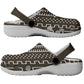 Mali Mud Cloth Bogolanfini Pattern Clogs Shoes - African Pride