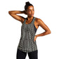 Mali Mud Cloth Bogolanfini Pattern Women Racerback Tank - African Pride