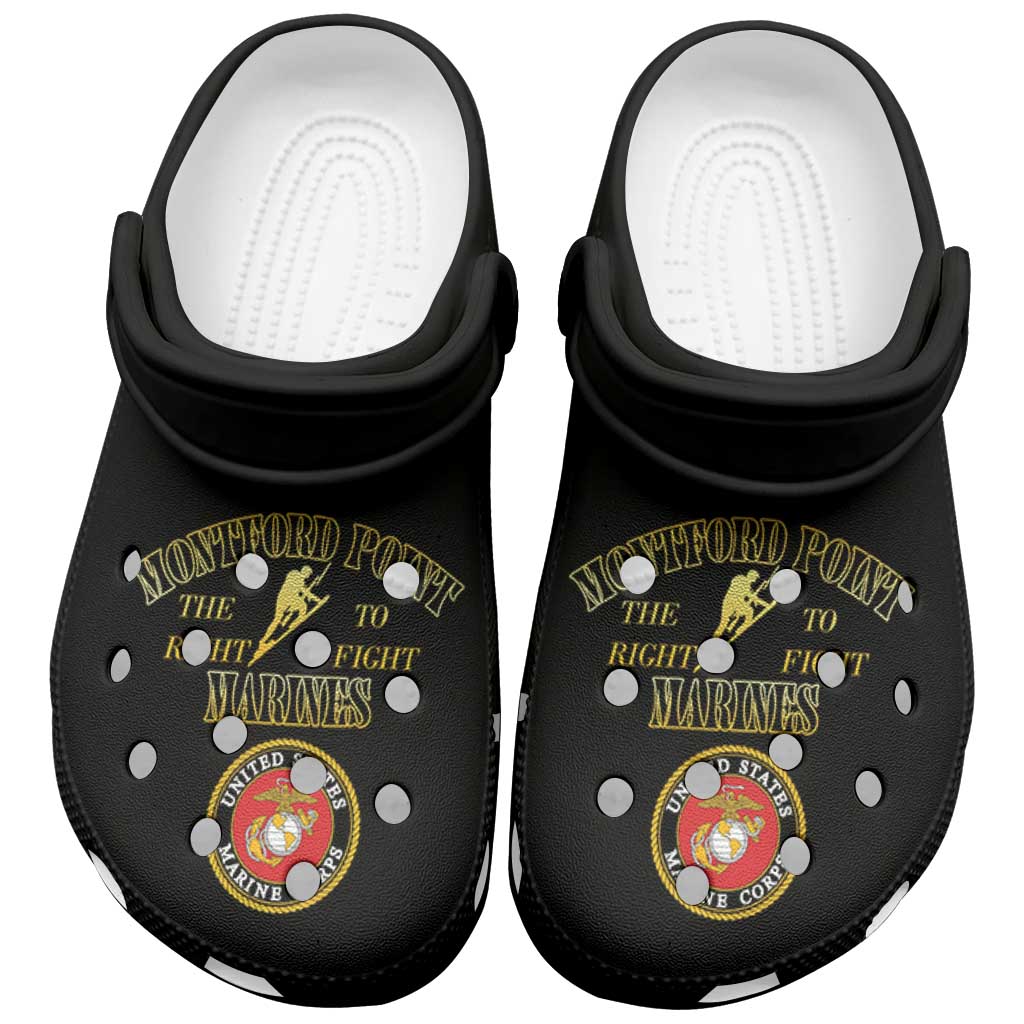 Montford Point Marines Clogs Shoes African American Heroes Black - African Pride