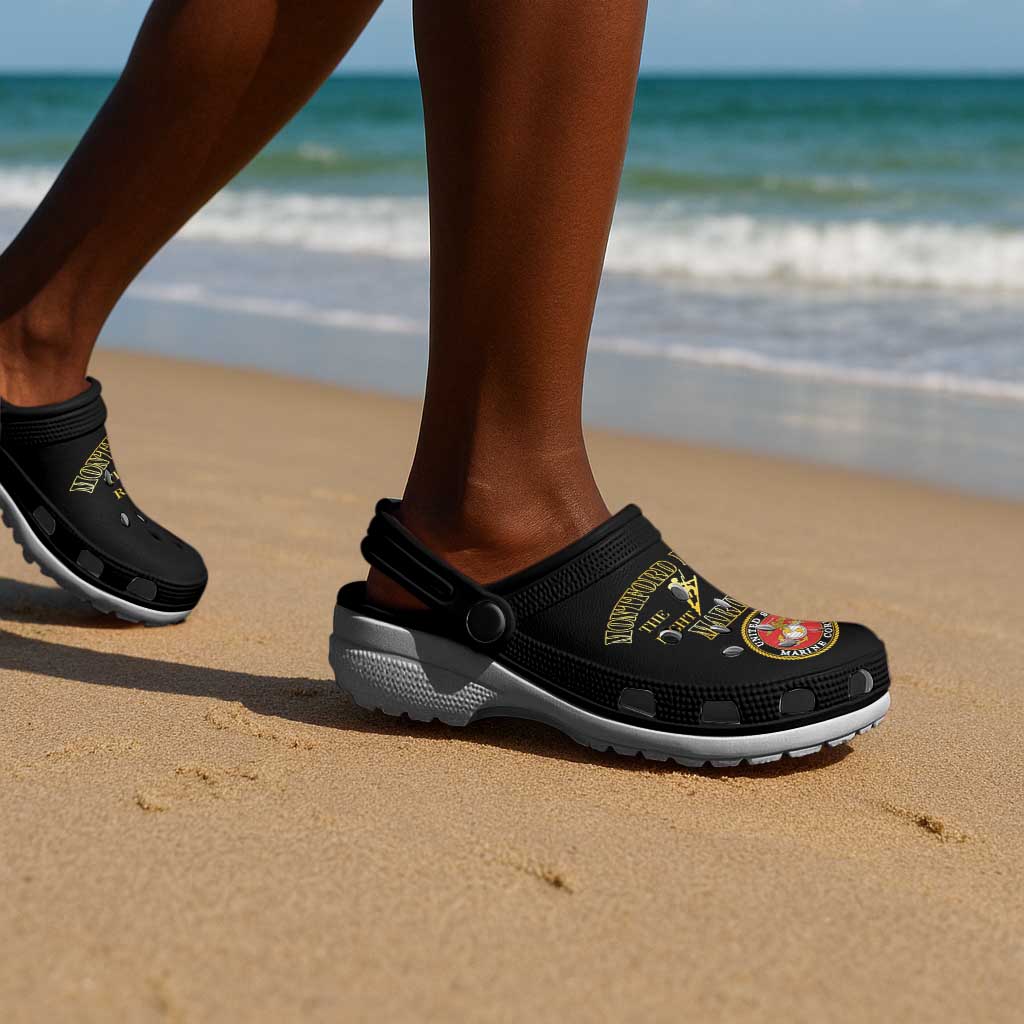 Montford Point Marines Clogs Shoes African American Heroes Black - African Pride