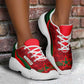 Morocco 2026 Football Chunky Sneakers Go Atlas Lions Islamic Pattern Curve Stylized - African Pride