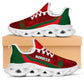 Morocco 2026 Football Clunky Sneakers Go Atlas Lions Islamic Pattern Curve Stylized - African Pride