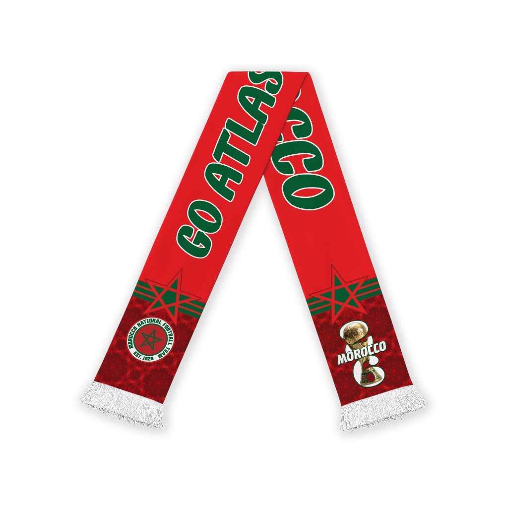 Morocco 2026 Football Soccer Scarf Go Atlas Lions