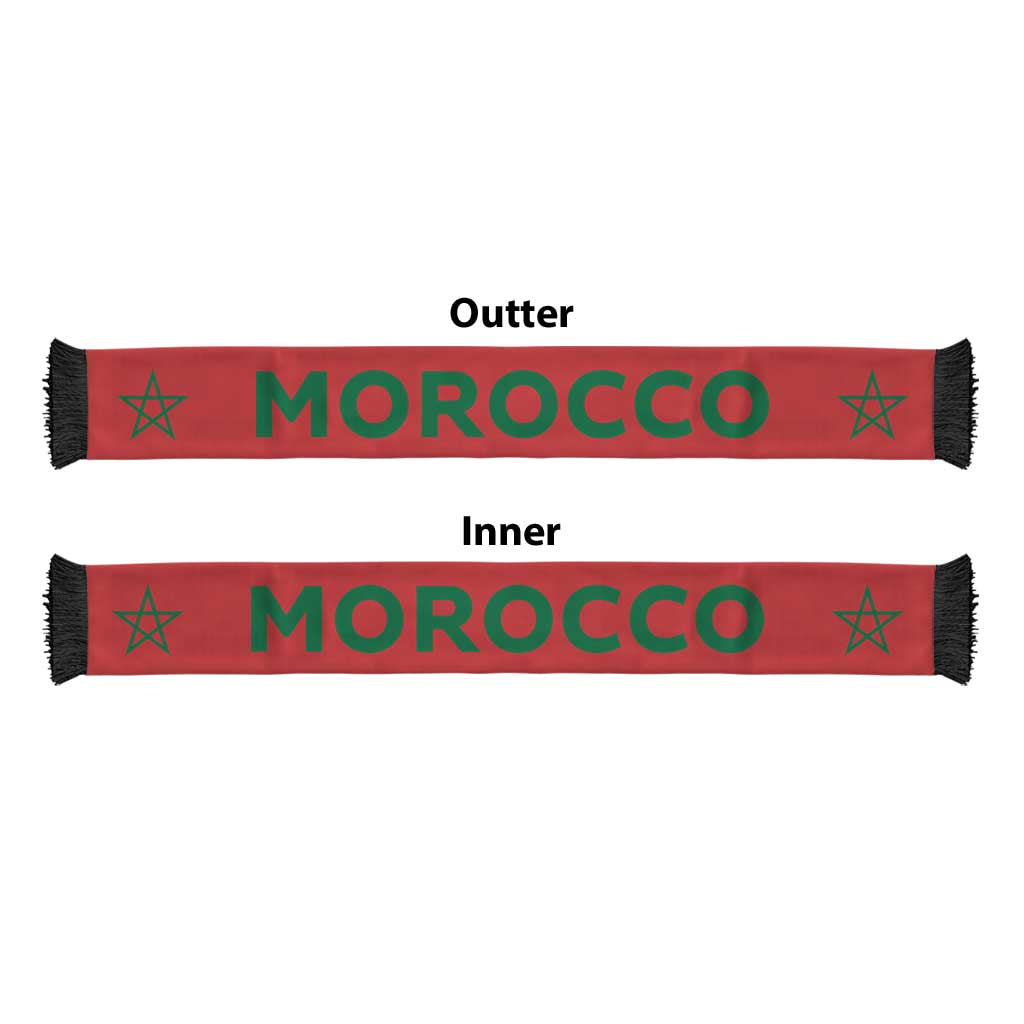 Morocco Football 2026 Soccer Scarf Flag Style