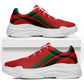 Morocco Football Chunky Sneakers Flag-Inspired Curve Style