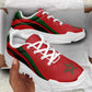 Morocco Football Chunky Sneakers Flag-Inspired Curve Style