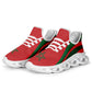 Morocco Football Clunky Sneakers Flag-Inspired Curve Style