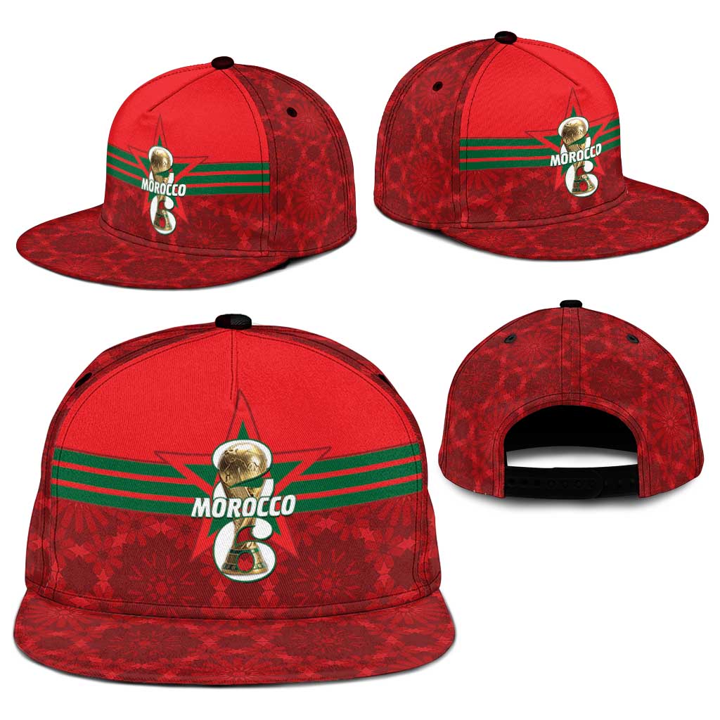 Morocco Football Snapback Cap 2026 Come On Atlas Lions - African Pride