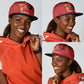 Morocco Football Snapback Cap Atlas Lions Champions African Red Islamic Pattern
