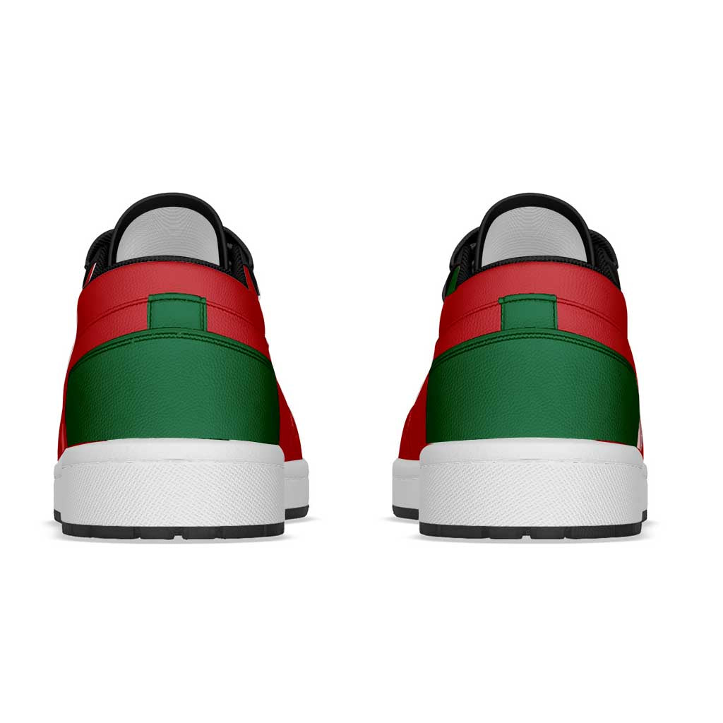 Morocco Low Sneakers Classic National Flag Style - African Pride