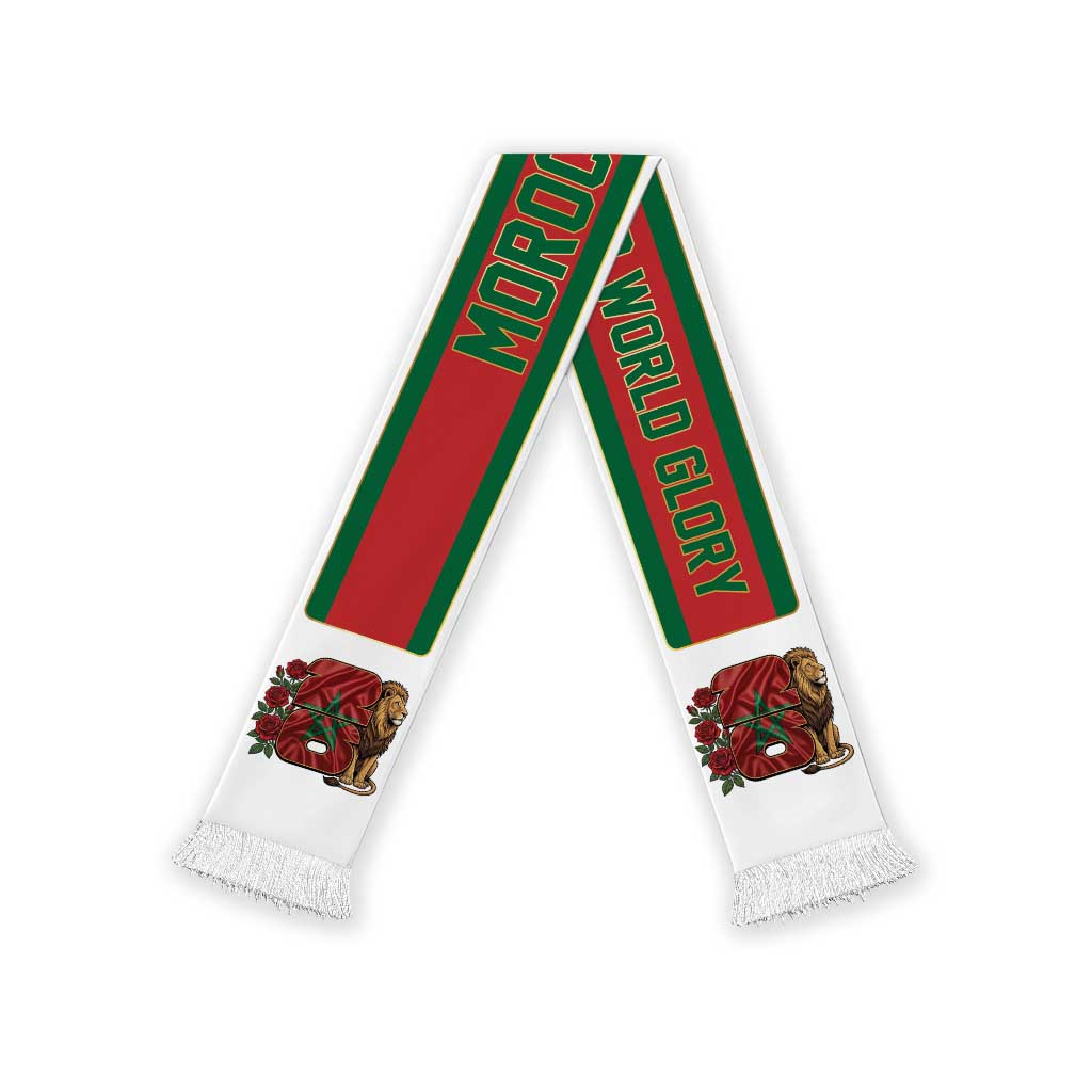 Morocco World Football 2026 Soccer Scarf From Atlas Peaks To World Glory