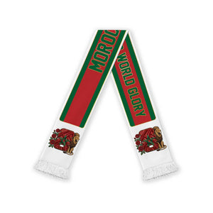 Morocco World Football 2026 Soccer Scarf From Atlas Peaks To World Glory