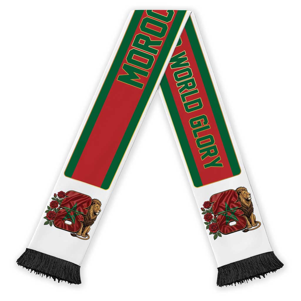 Morocco World Football 2026 Soccer Scarf From Atlas Peaks To World Glory