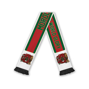 Morocco World Football 2026 Soccer Scarf From Atlas Peaks To World Glory