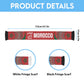 Morocco Yalla Vamos 2026 Soccer Scarf Zellige Mosaic Edition
