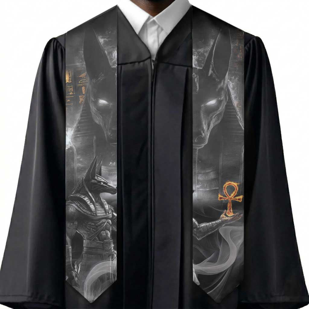 Mythical Anubis Graduation Stole The Egyptian God of Death