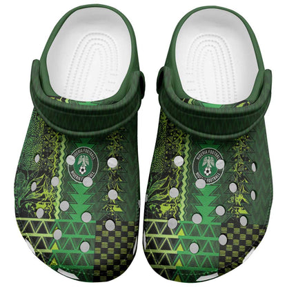 Nigeria Football Clogs Shoes The Naija-Tribal Sporty Style - African Pride
