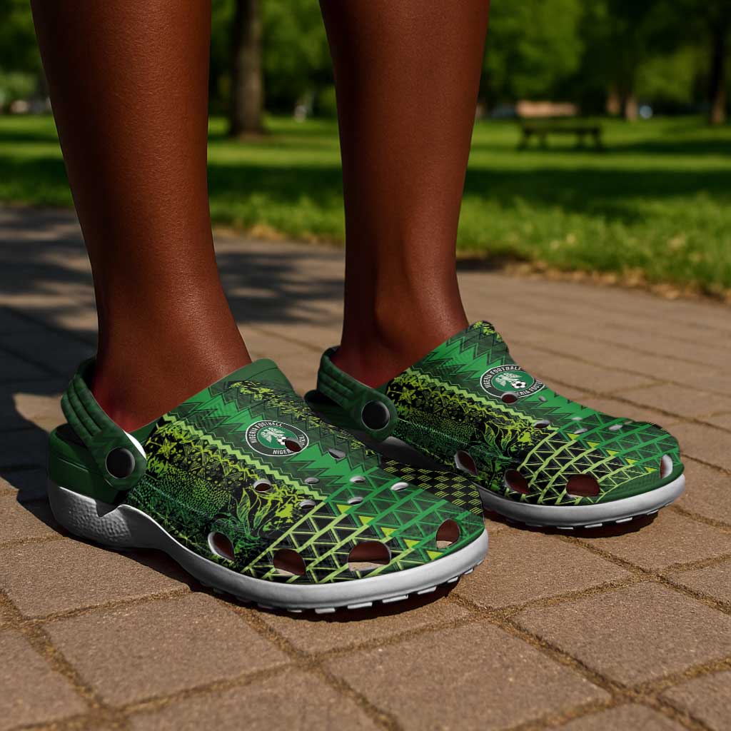 Nigeria Football Clogs Shoes The Naija-Tribal Sporty Style - African Pride