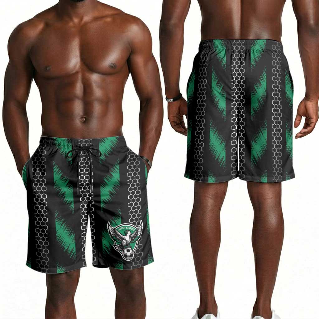 Nigeria Football Shorts for Men Soar Super Eagles
