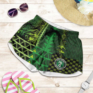 Nigeria Football Shorts for Women The Naija-Tribal Sporty Style - African Pride