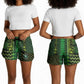 Nigeria Football Shorts for Women The Naija-Tribal Sporty Style - African Pride