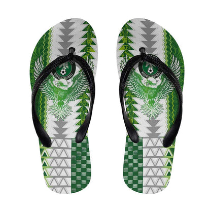 Nigeria National Football Flip Flops Naija Super Eagles - African Pride