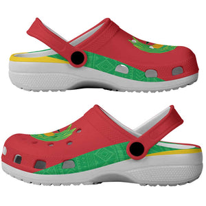 Personalised Afro Cape Verde (1975-1992) Clogs Shoes Mix African Pattern - African Pride
