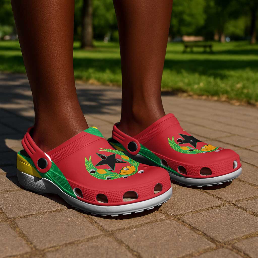 Personalised Afro Cape Verde (1975-1992) Clogs Shoes Mix African Pattern - African Pride