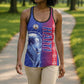 Personalized Afro-Haiti Football Hollow Tank Top 2026 Grenadye Alaso Blue Version - African Pride