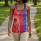 Personalized Afro-Haiti Football Hollow Tank Top 2026 Grenadye Alaso Red Version - African Pride