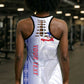 Personalized Afro-Haiti Football Hollow Tank Top 2026 Grenadye Alaso White Version - African Pride