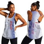 Personalized  Afro-Haiti Football Women Racerback Tank 2026 Grenadye Alaso White Version - African Pride